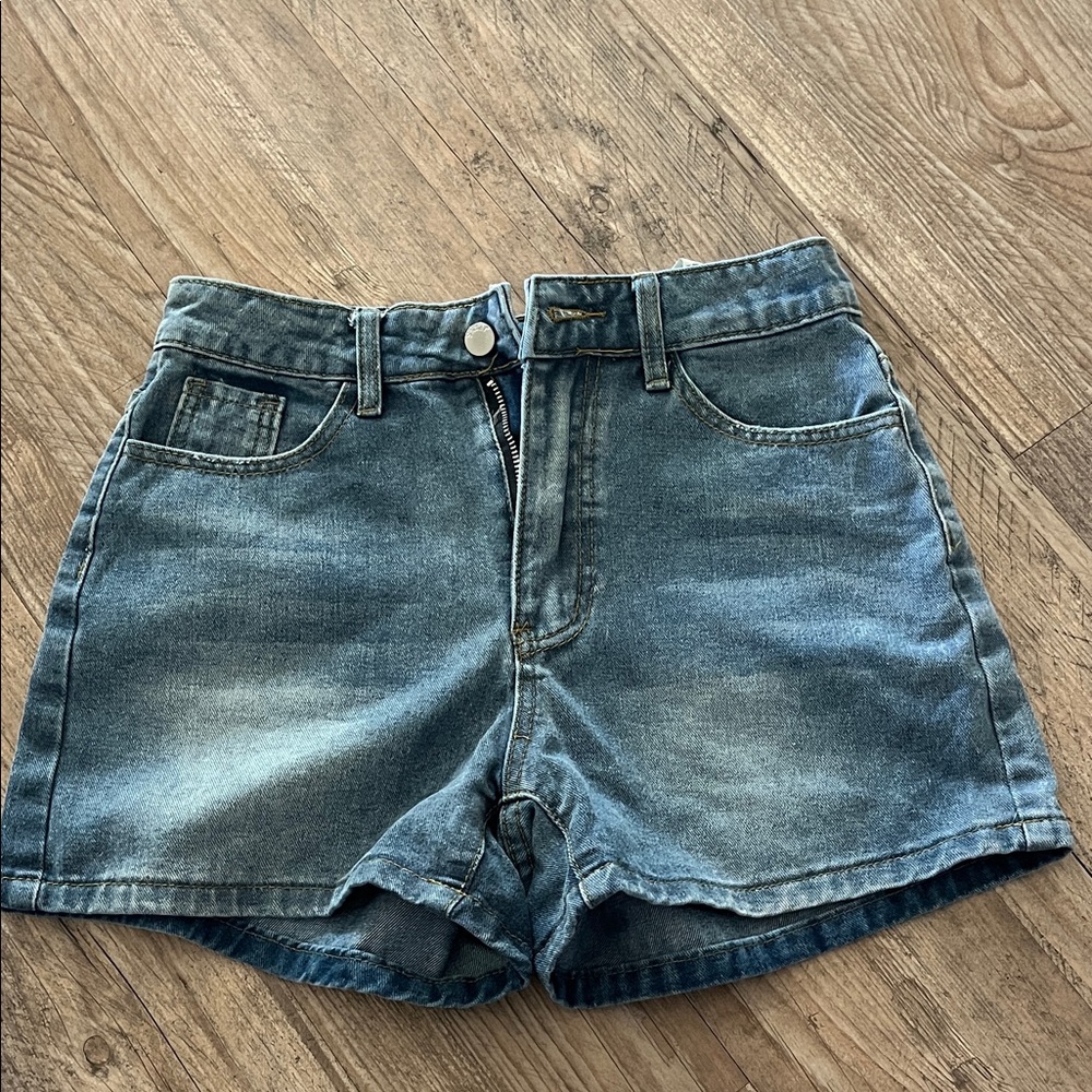SHEIN Blue Denim Jean Shorts